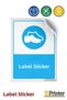 Wear Steel Toe Shoes! Isg Warning Sign Sticker 25X35 cm