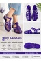 Women's Sandals with Transparent Belt Detail Non-Slip Sole Durable Stylish Appearance - 3