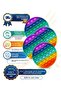 4-Piece Advantage Pack Round Pop It Rainbow Popit Antistress and Intelligence-Enhancing Silicone Toy - 2