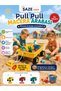 Sand and Garden Play Set – Toy Transport Cart with Wheels, Shovel and Rake Accessories, Beach Sand Pool for Ages 3+ - 5