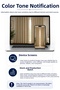 Water Resistant Cornice Balcony Curtain Modern Outdoor Background Curtain Beige Cream - 3