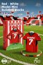 Red - White Jersey Model Character Figure 3D Building Toys - 771 Pieces