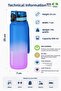 2-Piece Tritan Water Bottle Set 800 ml Double Color Softtouch Ff Collection Tritan Water Bottle - 5
