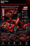 426 Pieces Race Car Building Set 1:18 Scale Pull Back and Release Mechanism Educational Block Toy Car Ages 6+ Legosu - 5