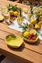 2'li Limon Şekilli 25x18x6 cm Seramik Sunum Kasesi Seti TPHSS26TBK00056