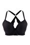 Black Back Lace Detailed Covered Plus Size Bra Tbbaw27Cw00002 - 5