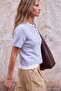 Wardrobe Essentials Açık Mavi Yumuşak Dokulu Düğme Detaylı Triko Hırka TWOAW27HI00099 - 2