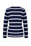 Navy Blue Striped Soft Textured Knitwear Sweater Tctaw26Ak00004 - 8