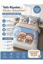 Nevresimhome Double Size Dudu Bubu 3D Digital Printed Duvet Cover Set Cute Bear - 2
