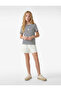 شورت بناتي منقوش باللون البيج 6SKG40039AK