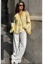 Blouse with Ruffled Collar and Sleeves, Long Sleeves - 3