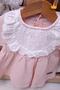 Baby Girl Summer Clothes Muslin Smocked Shorts Set 22410 - 4