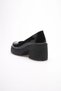 Women's Black Patent Leather Casual Shoes Tr06Ms04A - 6