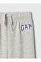 Baby Boy Gray Relaxed Logo Pull-On Jogger Sweatpants - 2