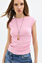 Gathered Basic Blouse - 4