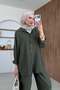 Pargalı Pantsuit Khaki - 2