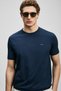 111020321 Bran Modern Graphic T-Shirt T-Shirt Men's T-Shirt Dark Blue - 6