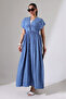 Women's Denim-Jeans Tencel Gilet Dress - 6