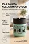 Hello Printed 2 Piece Glass Odorless Ashtray |   Smokeless |   Decorative Glass Ashtray with Anti-Wind Cover |   425 ml |   Green - 3
