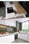 5m X 60 Cm Marble Patterned Table Countertop Kitchen Waterproof Adhesive Foil Sticker