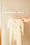 12-Piece Pink Color Fabric Covered Metal Baby Clothes Hanger, Clothes Hanger 19.5X30X0.3 - 2