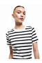 Mini Crew Neck Short Sleeve Ribbed Slim Fit Dress - 2