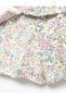 Floral Viscose Flounce Mini Short Skirt - 6