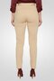 Women Regular Fit Plain Chino Pants, Beige - 4