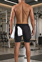 Men's Running Quick Dry Micropoly Training Field Fitness Short Tights Outdoor Shorts - 4