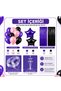 Kpop Demon Hunters & Manifest & Kuromi Birthday Party Celebration & Curtain Balloon Set 37 Pieces Product - 2