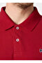 Hha.54543_Hha.162Hudson Red Regular Logo Printed Men's Polo T-Shirt - 3