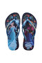 Blue-Multicolor Girls' Beach Slippers Kids Slim Princess