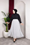 Women's Lined Polka Dot Patterned Tulle Skirt