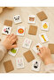 Intelligence Cards Wooden Educational Memory Matching Game Cute Animals Puzzle Toy ( 5.5 x 7.5 CM) - 2