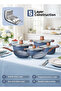 10pcs Kitchencraft Die-Cast Aluminum Cookware Set Assorted Colors - 5