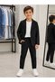 Boys' Linen-Like Jacket & T-Shirt Sports Suit,Performance,Special Occasion,Graduation Sports Suit
