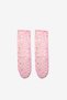 Pink Gold Little Star Detailed Girl's Tulle Socks