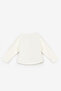 Ecru 5 Bow Long Sleeve Girls' T-Shirt - 3