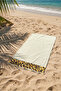 Leopard Beach Towel 100% Cotton Certified Sea & Pool Towel Cream 70X140Cm - 6