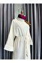 Hale Papillion Scuba Dress - Cream - 2