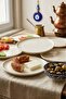 Bambum 6-Piece Handmade 20 Cm White Pearl Cake Plate Set - Dessert Plate Set - 3