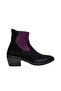Shoes Black Nubuck Women's Heeled Boots 01Wp4903
