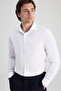 Ds Damat Slim Fit White Nano Care Shirt - 3