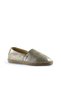 Gold Leather Women's Espadrille Shoes 01Wj0300 - 2