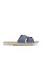 Blue Dark Alf Suede Women's Flat Slippers 01Wa7200