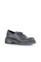 Gray Leather Women's Classic Shoes 01Wd2103 - 2
