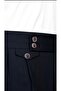 Exclusive double-breasted suit navy blue - 5