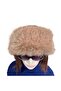 Anatolia Handmade 100% Wool Curly Light Brown Fur Women's Real Leather Hat - 6