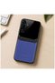 Samsung Galaxy A54 Compatible Case Lens Leather Case Navy Blue - 4