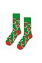 Green Watermelon Slice Patterned Colorful Unisex Socks